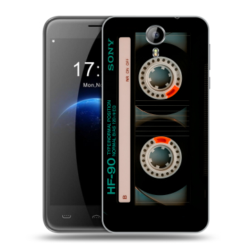 Силиконовый чехол на Homtom HT3 с принтом Кассета