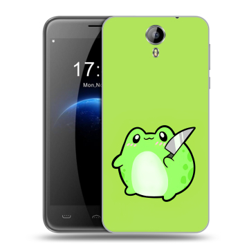 Силиконовый чехол на Homtom HT3 с принтом Лягушенок Силиконовый чехол на Homtom HT3 с принтом Лягушенок