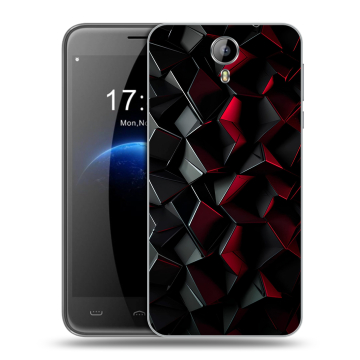 Силиконовый чехол на Homtom HT3 с принтом Абстракция