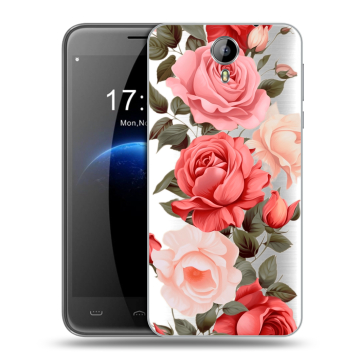 Силиконовый чехол на Homtom HT3 с принтом Розы Силиконовый чехол на Homtom HT3 с принтом Розы