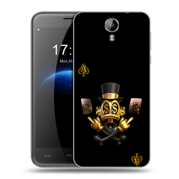 Силиконовый чехол на Homtom HT3 с принтом Золотой скрудж макдак