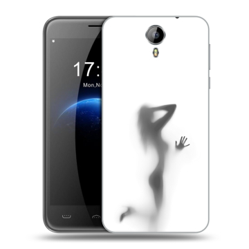 Силиконовый чехол на Homtom HT3 с принтом Силуэт