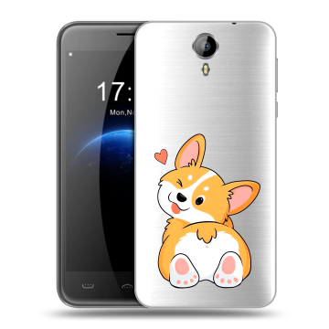 Силиконовый чехол на Homtom HT3 с принтом Корги Силиконовый чехол на Homtom HT3 с принтом Корги