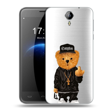 Силиконовый чехол на Homtom HT3 с принтом Плюшевый медведь Силиконовый чехол на Homtom HT3 с принтом Плюшевый медведь