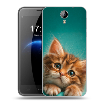 Силиконовый чехол на Homtom HT3 с принтом котенок Силиконовый чехол на Homtom HT3 с принтом котенок