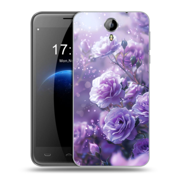 Силиконовый чехол на Homtom HT3 с принтом Розы цветы