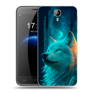 Силиконовый чехол на Homtom HT3 с принтом бабочки саккура Силиконовый чехол на Homtom HT3 с принтом бабочки саккура