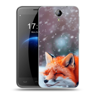 Силиконовый чехол на Homtom HT3 с принтом лиса Силиконовый чехол на Homtom HT3 с принтом лиса
