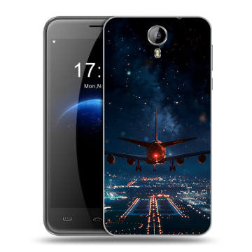 Силиконовый чехол на Homtom HT3 с принтом самолет Силиконовый чехол на Homtom HT3 с принтом самолет