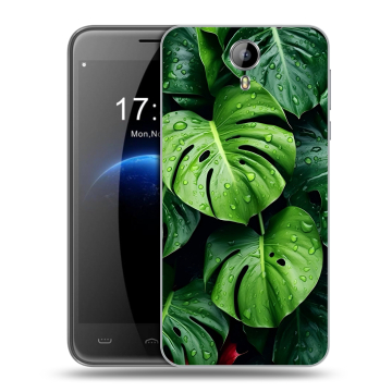Силиконовый чехол на Homtom HT3 с принтом Листья Силиконовый чехол на Homtom HT3 с принтом Листья