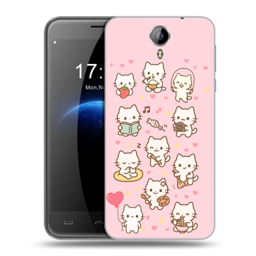 Силиконовый чехол на Homtom HT3 с принтом Hello Kitty Хелоу Кити Силиконовый чехол на Homtom HT3 с принтом Hello Kitty Хелоу Кити