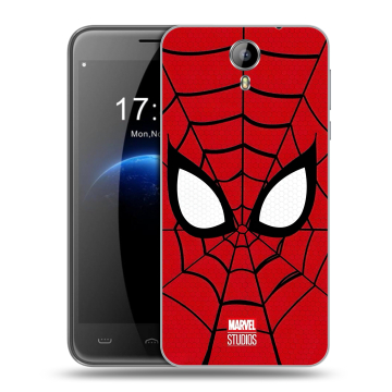 Силиконовый чехол на Homtom HT3 с принтом человек паук spiderman