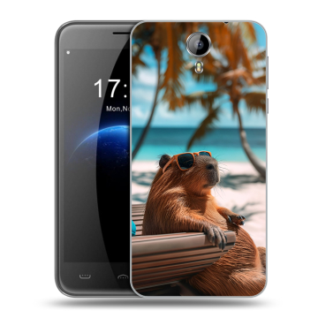 Силиконовый чехол на Homtom HT3 с принтом Капибара Силиконовый чехол на Homtom HT3 с принтом Капибара