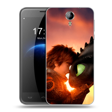 Силиконовый чехол на Homtom HT3 с принтом Как приручить дракона Силиконовый чехол на Homtom HT3 с принтом Как приручить дракона