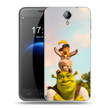 Силиконовый чехол на Homtom HT3 с принтом Шрек Shrek Силиконовый чехол на Homtom HT3 с принтом Шрек Shrek