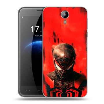 Силиконовый чехол на Homtom HT3 с принтом человек паук spiderman Силиконовый чехол на Homtom HT3 с принтом человек паук spiderman