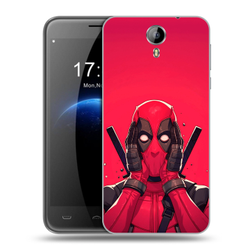Силиконовый чехол на Homtom HT3 с принтом Дедпул Deadpool Силиконовый чехол на Homtom HT3 с принтом Дедпул Deadpool