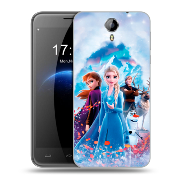 Силиконовый чехол на Homtom HT3 с принтом Холодное сердце Frozen Силиконовый чехол на Homtom HT3 с принтом Холодное сердце Frozen