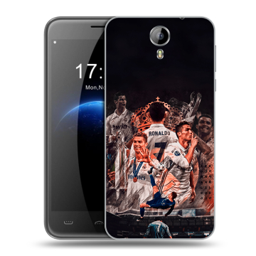 Силиконовый чехол на Homtom HT3 с принтом Реал Роналдо Real Ronaldo
