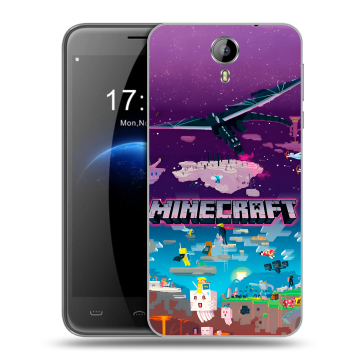 Силиконовый чехол на Homtom HT3 с принтом Майнкрафт Minecraft Силиконовый чехол на Homtom HT3 с принтом Майнкрафт Minecraft