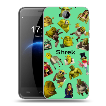 Силиконовый чехол на Homtom HT3 с принтом Шрек Shrek Силиконовый чехол на Homtom HT3 с принтом Шрек Shrek