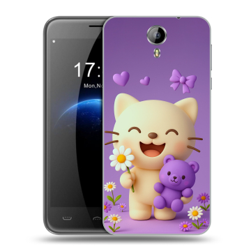 Силиконовый чехол на Homtom HT3 с принтом для девочек Силиконовый чехол на Homtom HT3 с принтом для девочек