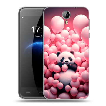Силиконовый чехол на Homtom HT3 с принтом Панда Силиконовый чехол на Homtom HT3 с принтом Панда