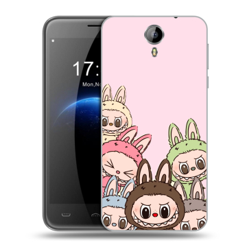 Силиконовый чехол на Homtom HT3 с принтом Лабубу Силиконовый чехол на Homtom HT3 с принтом Лабубу