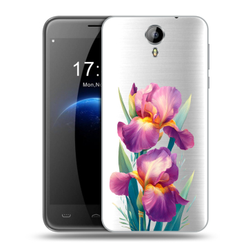 Силиконовый чехол на Homtom HT3 с принтом Цветы орхидеи Силиконовый чехол на Homtom HT3 с принтом Цветы орхидеи