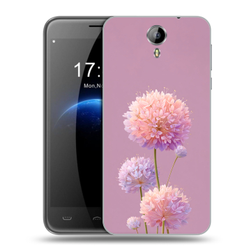 Силиконовый чехол на Homtom HT3 с принтом Цветы