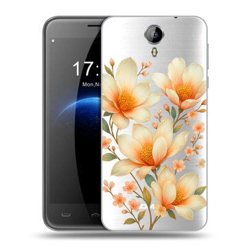 Силиконовый чехол на Homtom HT3 с принтом Цветы Силиконовый чехол на Homtom HT3 с принтом Цветы