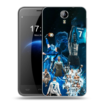 Силиконовый чехол на Homtom HT3 с принтом Реал Роналдо