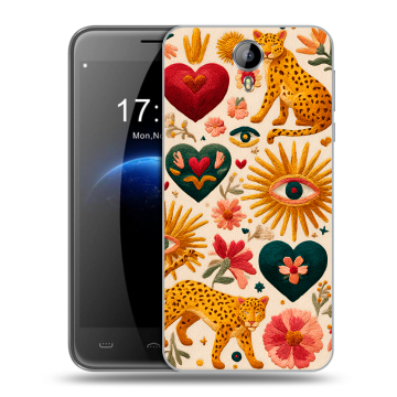 Силиконовый чехол на Homtom HT3 с принтом Модный принт Силиконовый чехол на Homtom HT3 с принтом Модный принт