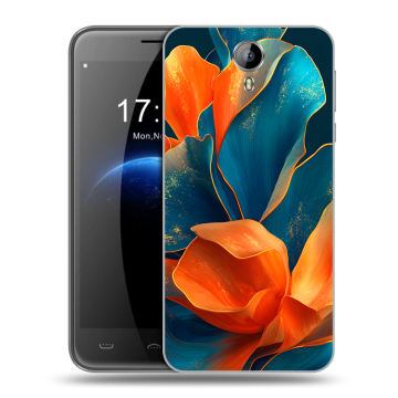Силиконовый чехол на Homtom HT3 с принтом Цветы Силиконовый чехол на Homtom HT3 с принтом Цветы
