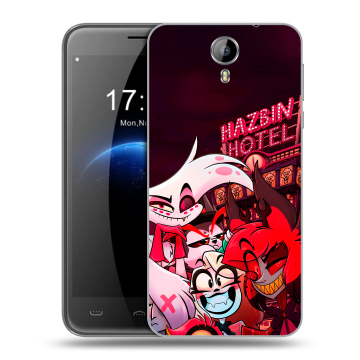 Силиконовый чехол на Homtom HT3 с принтом Hazbin Hotel Отель Хазбин Силиконовый чехол на Homtom HT3 с принтом Hazbin Hotel Отель Хазбин