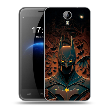 Силиконовый чехол на Homtom HT3 с принтом Batman Бэтмен