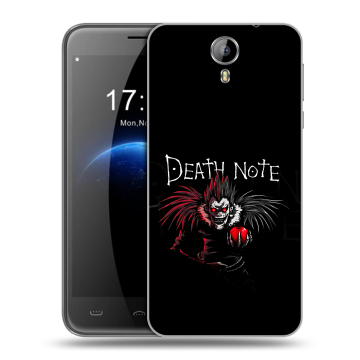 Силиконовый чехол на Homtom HT3 с принтом Death note Тетрадь смерти Силиконовый чехол на Homtom HT3 с принтом Death note Тетрадь смерти