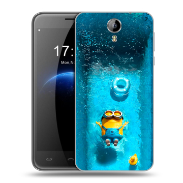 Силиконовый чехол на Homtom HT3 с принтом Миньоны