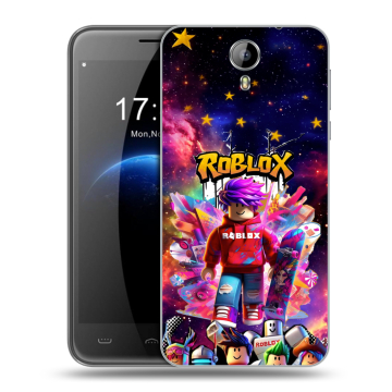 Силиконовый чехол на Homtom HT3 с принтом Roblox Роблокс