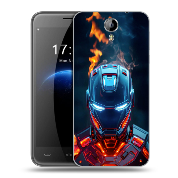 Силиконовый чехол на Homtom HT3 с принтом IronMan Железный человек Силиконовый чехол на Homtom HT3 с принтом IronMan Железный человек