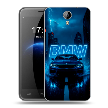 Силиконовый чехол на Homtom HT3 с принтом BMW БМВ
