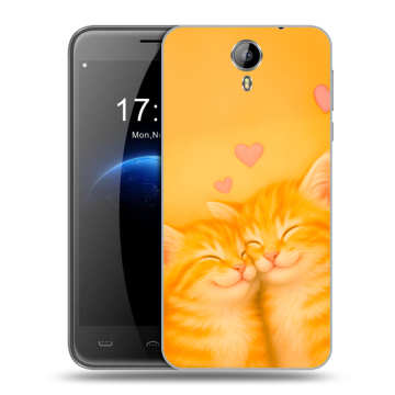 Силиконовый чехол на Homtom HT3 с принтом Милые котята Силиконовый чехол на Homtom HT3 с принтом Милые котята