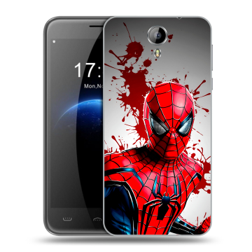 Силиконовый чехол на Homtom HT3 с принтом Spiderman Человек паук Силиконовый чехол на Homtom HT3 с принтом Spiderman Человек паук