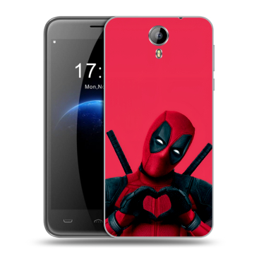Силиконовый чехол на Homtom HT3 с принтом Дедпул Deadpool Силиконовый чехол на Homtom HT3 с принтом Дедпул Deadpool