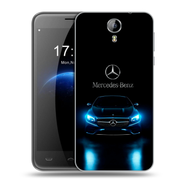 Силиконовый чехол на Homtom HT3 с принтом Mercedes Мерседес