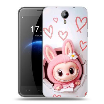 Силиконовый чехол на Homtom HT3 с принтом Labubu Лабубу