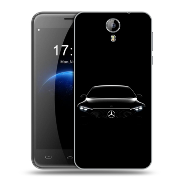 Силиконовый чехол на Homtom HT3 с принтом Mercedes Мерседес