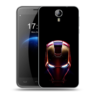 Силиконовый чехол на Homtom HT3 с принтом IronMan Железный человек Силиконовый чехол на Homtom HT3 с принтом IronMan Железный человек