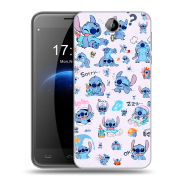 Силиконовый чехол на Homtom HT3 с принтом Лило и Стич