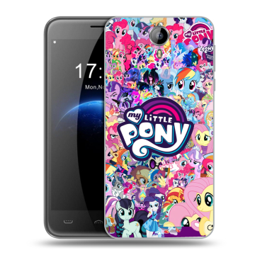Силиконовый чехол на Homtom HT3 с принтом My little pony Дружба чудо Силиконовый чехол на Homtom HT3 с принтом My little pony Дружба чудо